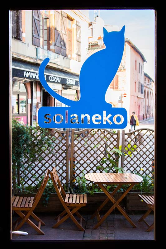 La terrasse du Solaneko - cantine japonaise et salon de thé à Toulouse ©louisderigon